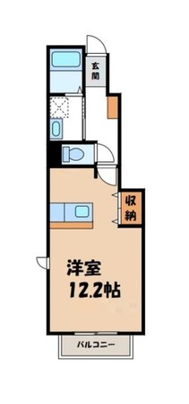 東武宇都宮駅 バス20分  砥上団地下車：停歩2分 1階の物件間取画像